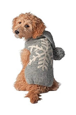 Gray Alpaca Snowflake Sweater