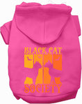Load image into Gallery viewer, Black Cat Society Halloween Pet Hoodie
