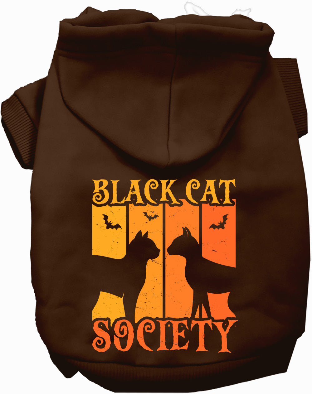 Black Cat Society Halloween Pet Hoodie