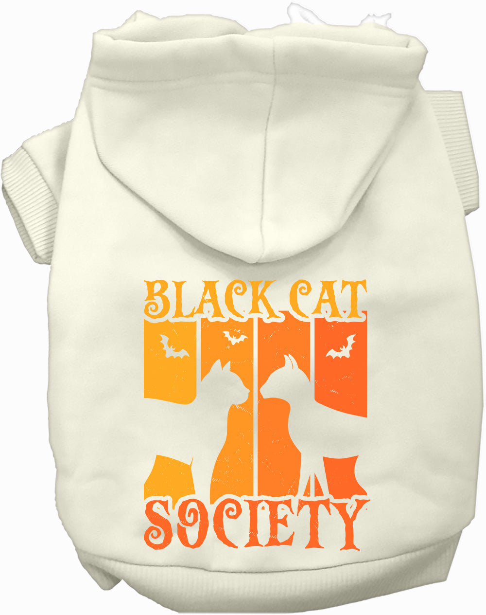 Black Cat Society Halloween Pet Hoodie