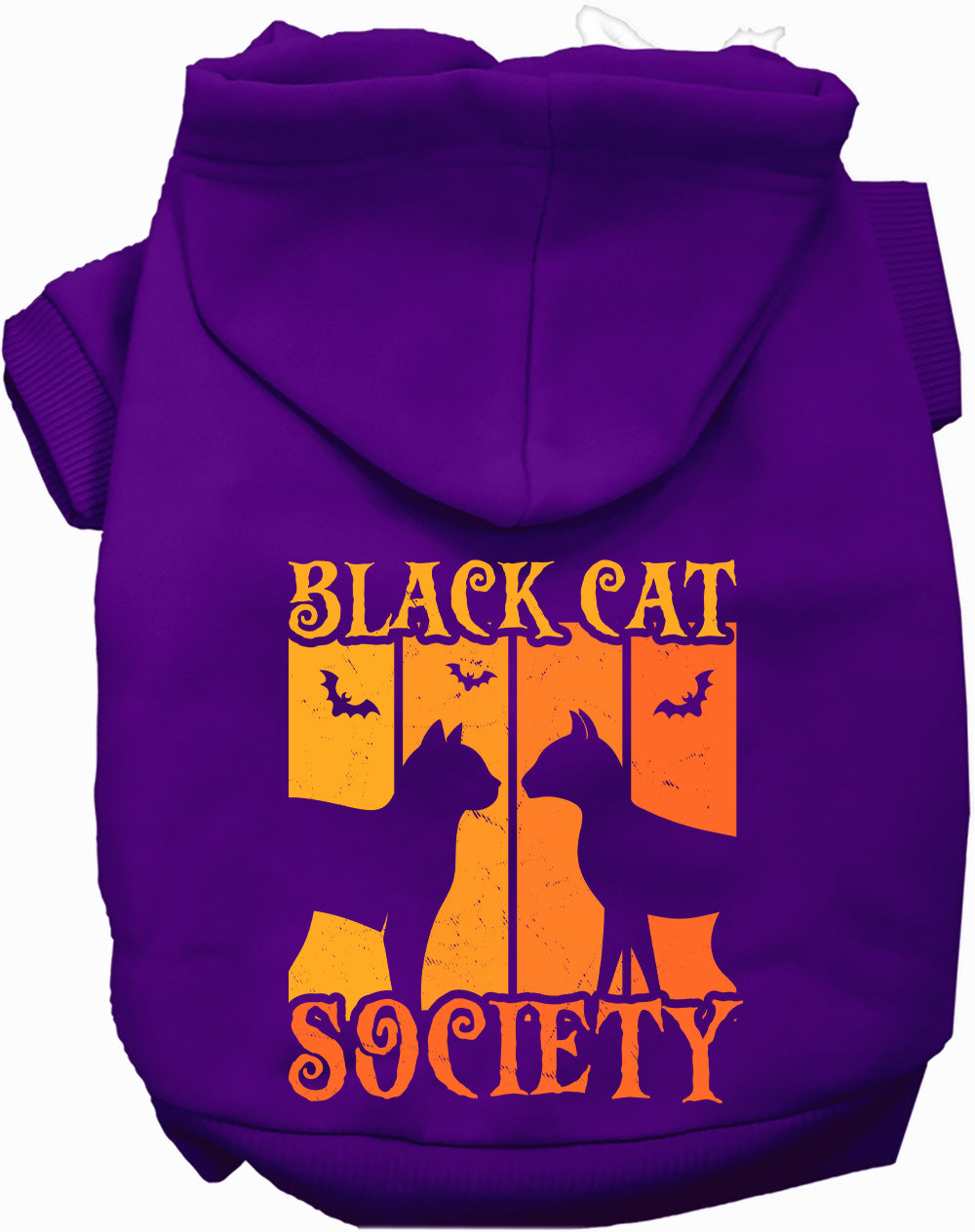 Black Cat Society Halloween Pet Hoodie