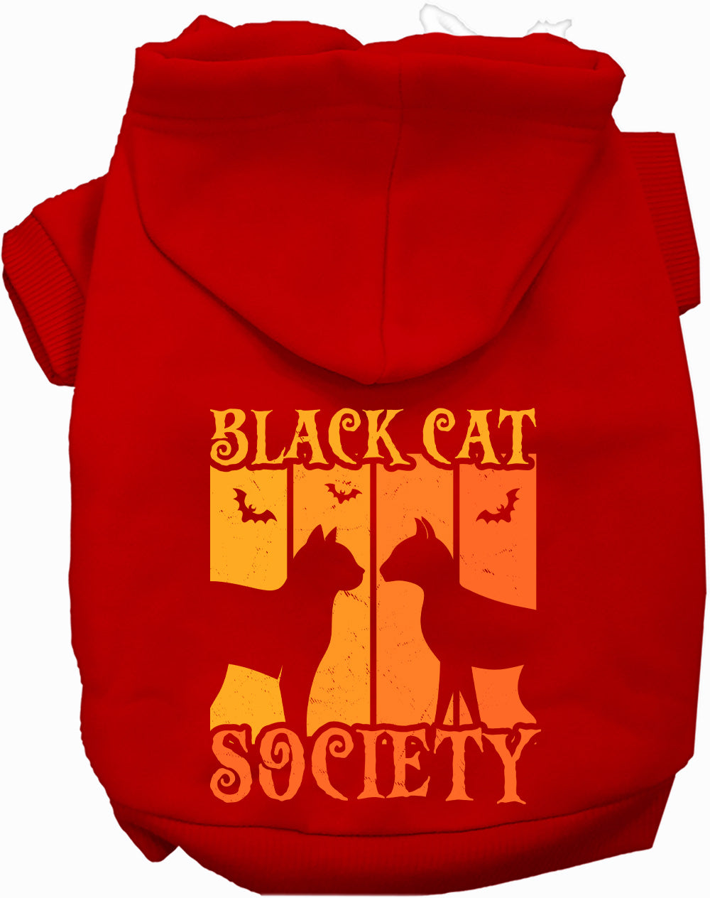 Black Cat Society Halloween Pet Hoodie