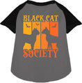 Load image into Gallery viewer, Black Cat Society Pet Raglan Shirt
