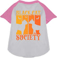 Load image into Gallery viewer, Black Cat Society Pet Raglan Shirt
