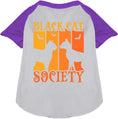 Load image into Gallery viewer, Black Cat Society Pet Raglan Shirt
