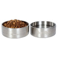 Load image into Gallery viewer, Wrangler DoubleWalled Stainless Steel Bowl  Silver luxury boutique pet product from Southlake Paws
