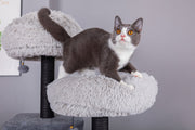 Bradbury 7 Level Grey Cat Tree with Scratching Posts