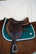 Load image into Gallery viewer, Jump Saddle Pad | Green- Black & White
