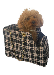 NEW Kate Quilted Carrier, Pink and Black Plaid