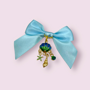 Oceanic Satin Dog Hair Bows 