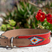 Red Vogue Sambboho dog collar