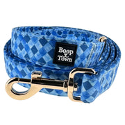 Blue Checker Leash