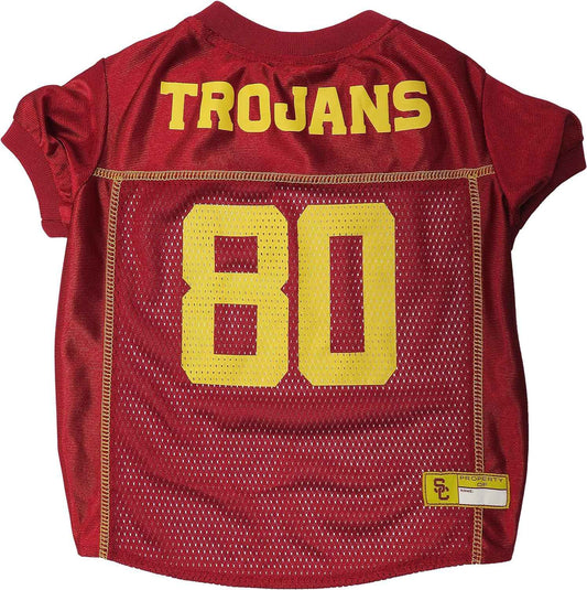 NCAA University of Southern California Mesh Dog Jersey