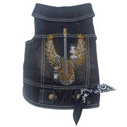 Rhinestone Guitar Vest