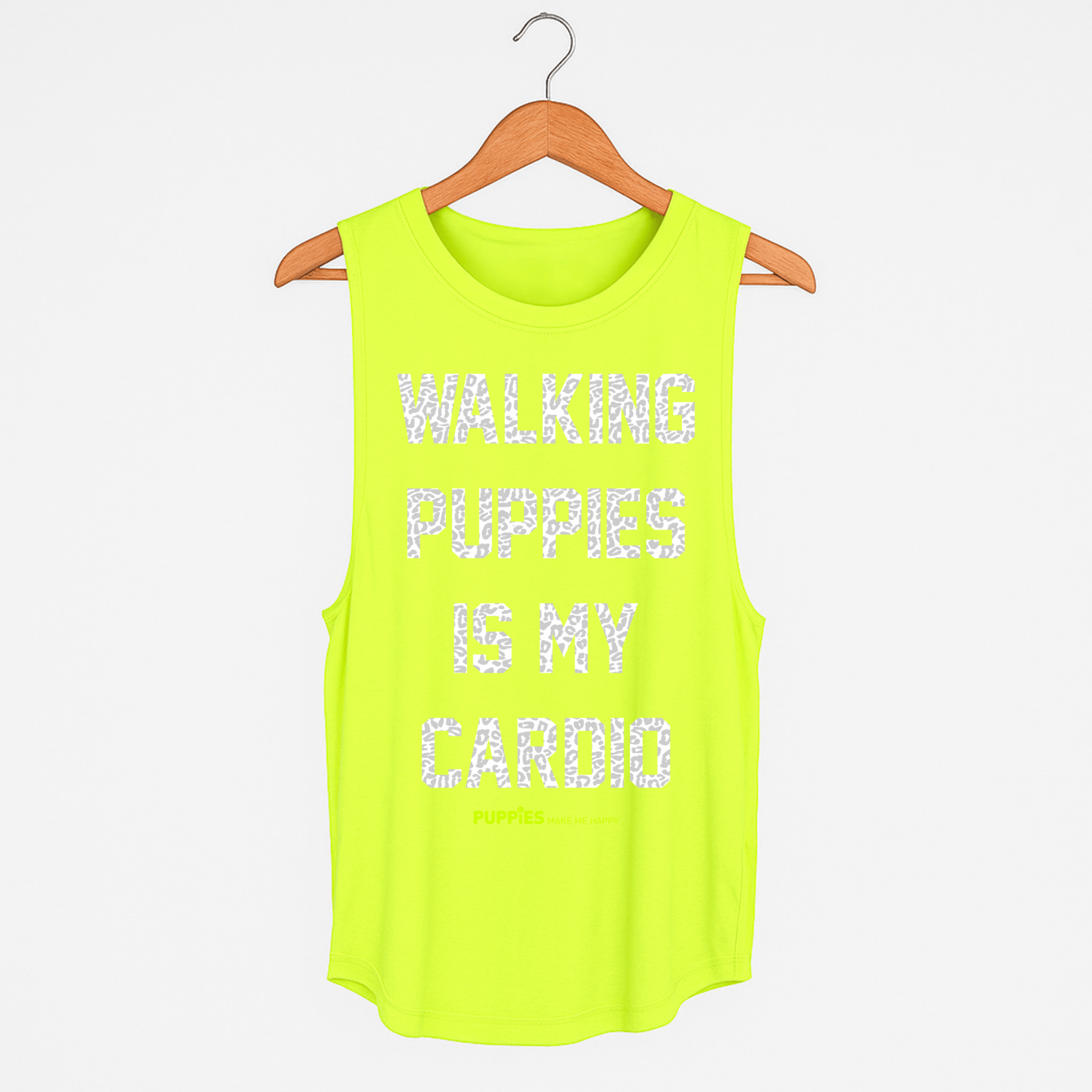 Walking Puppies is my Cardio | Women's Sleeveless Made in USA