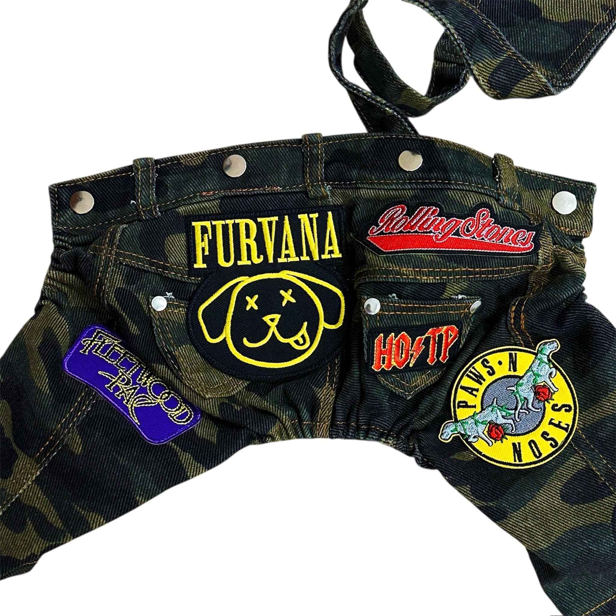 Ruff & Roll Camo Overalls