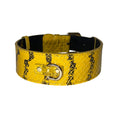 Load image into Gallery viewer, Mustard Yellow & Black Snake Classic Collar
