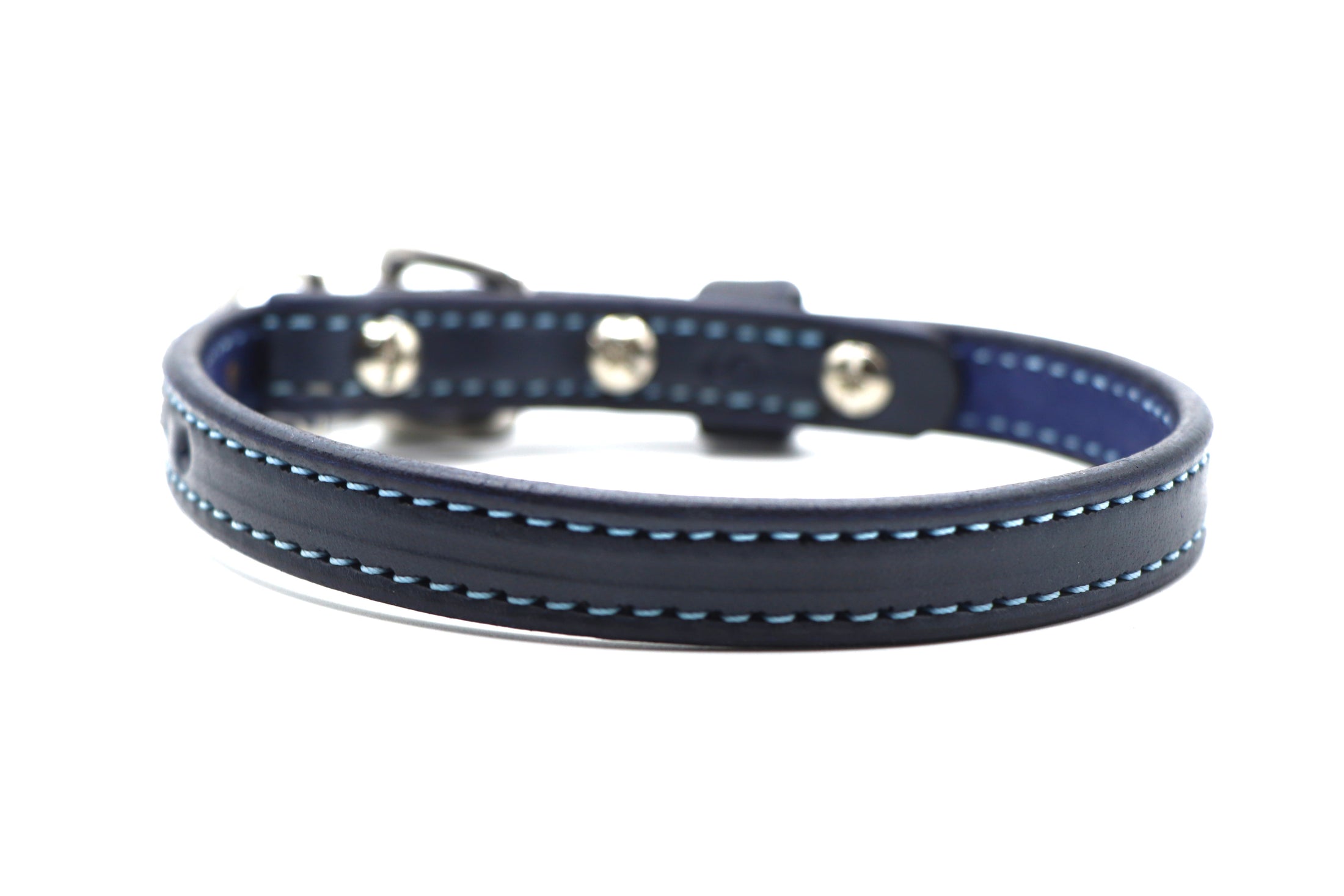 Limited Edition Light Blue Stitched Dog Collar - image 2