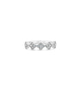 Load image into Gallery viewer, OLIVE & CHAIN Diamond Clover Stackable Band - Yellow Gold, 5.5
