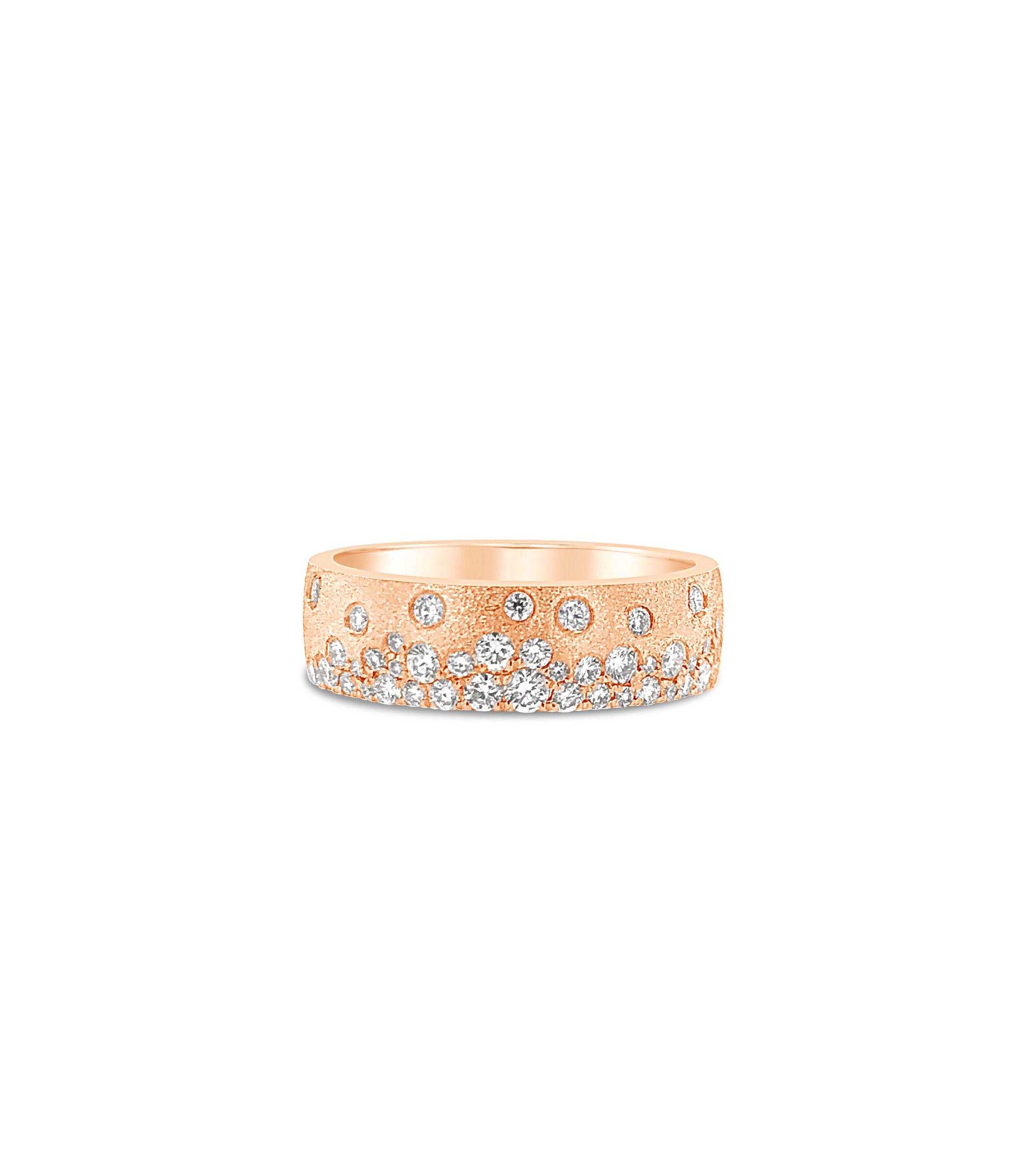OLIVE & CHAIN Diamond Celestial Mini Cigar Band - Yellow Gold, 6.0