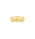 Load image into Gallery viewer, OLIVE & CHAIN Diamond Baguette Celestial Band - Yellow gold, 5.0
