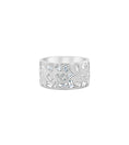 Load image into Gallery viewer, OLIVE & CHAIN Diamond Baguette Celestial Cigar Band - Yellow Gold, 5.5
