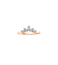 Load image into Gallery viewer, OLIVE & CHAIN Diamond Marquise Chevron Ring - White Gold, 6.0
