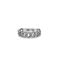 Load image into Gallery viewer, OLIVE & CHAIN Diamond Cuban Link Ring - Yellow Gold, 6.5
