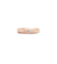 Load image into Gallery viewer, OLIVE & CHAIN Diamond Round Flush Band - Yellow Gold, 6.0
