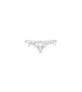 Load image into Gallery viewer, OLIVE & CHAIN Diamond Signature Chevron Ring - White Gold, 5.0
