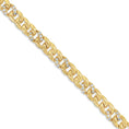 Load image into Gallery viewer, OLIVE & CHAIN Diamond Lobster Cuban Link Chain Bracelet - Rose Gold, 6.5 inch
