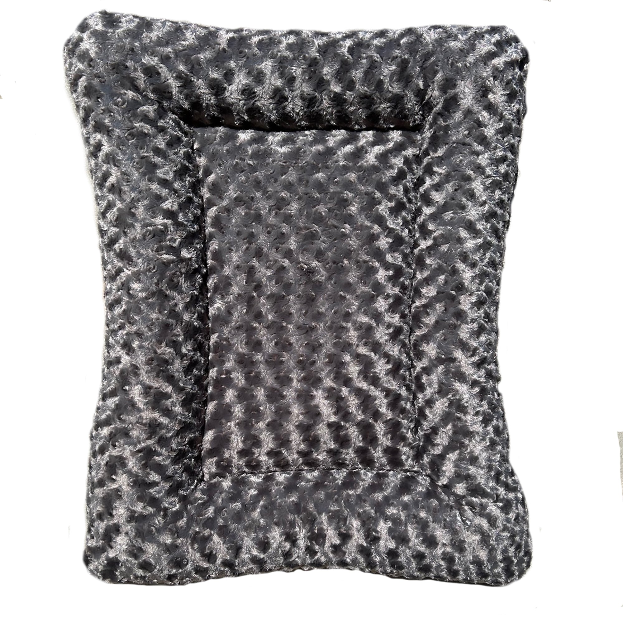 Dog Bed - Rectangle Bolstered Furvana™ 'Cloud'