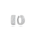 Load image into Gallery viewer, OLIVE & CHAIN Diamond Celestial Hoop Earring - White Gold
