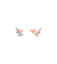 Load image into Gallery viewer, OLIVE & CHAIN Diamond Mini Climber Stud Earring - Rose Gold
