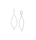 Load image into Gallery viewer, OLIVE & CHAIN Diamond Jumbo Marquise Earring - White Gold
