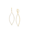 Load image into Gallery viewer, OLIVE & CHAIN Diamond Jumbo Marquise Earring - Yellow Gold

