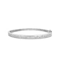 Load image into Gallery viewer, OLIVE & CHAIN Diamond Scatter Bangle - White Gold
