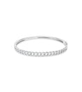 Load image into Gallery viewer, OLIVE & CHAIN Diamond Cuban Link Bangle - White Gold

