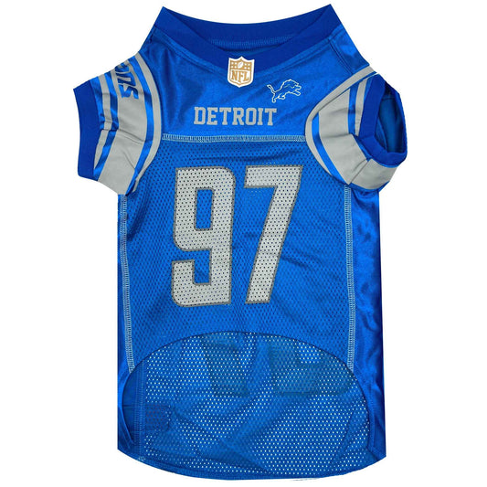NFL Detroit Lions Aidan Hutchinson Striped Mesh Dog Jersey