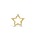 Load image into Gallery viewer, OLIVE & CHAIN Diamond Star Connector Clasp - Yellow Gold, 11mm
