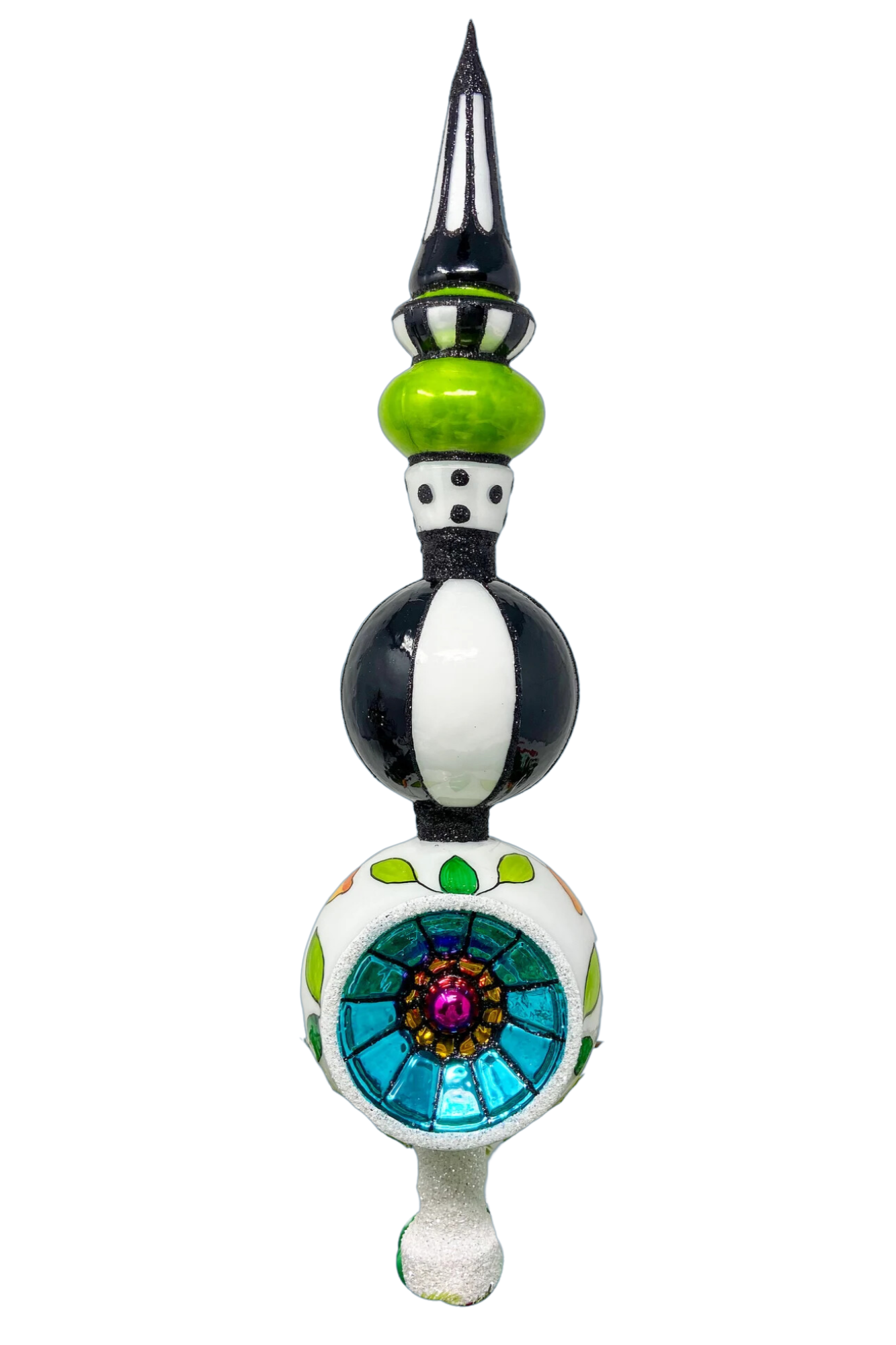 Amalfi Lemons Glass Finial Tree Topper - Southlake Paws