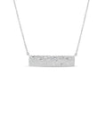 Load image into Gallery viewer, OLIVE & CHAIN Diamond Celestial Bar Necklace - White Gold
