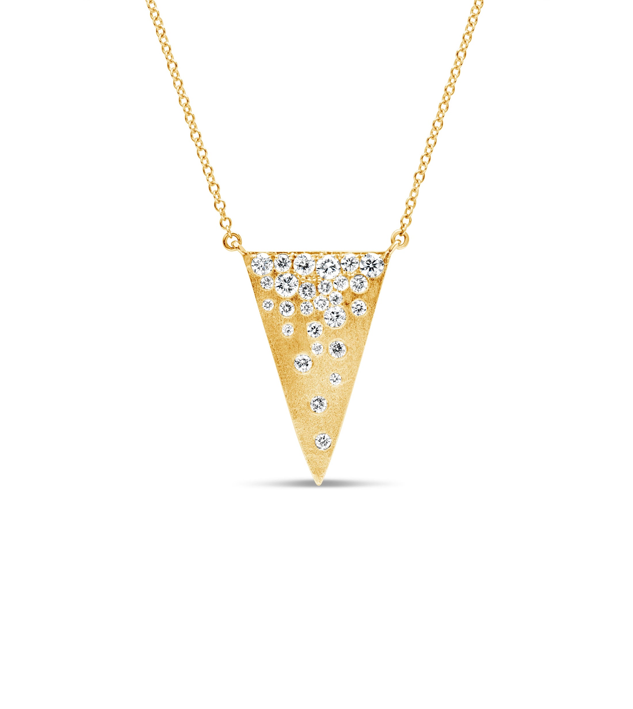 Diamond Celestial Triangle Necklace