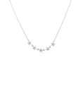 Load image into Gallery viewer, OLIVE & CHAIN Diamond 5 Star Necklace - White Gold

