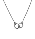 Load image into Gallery viewer, OLIVE & CHAIN Diamond Handcuff Necklace - Black Gold
