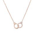 Load image into Gallery viewer, OLIVE & CHAIN Diamond Handcuff Necklace - Rose Gold
