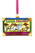 Load image into Gallery viewer, Animal Biscuits Box Glass Ornament
