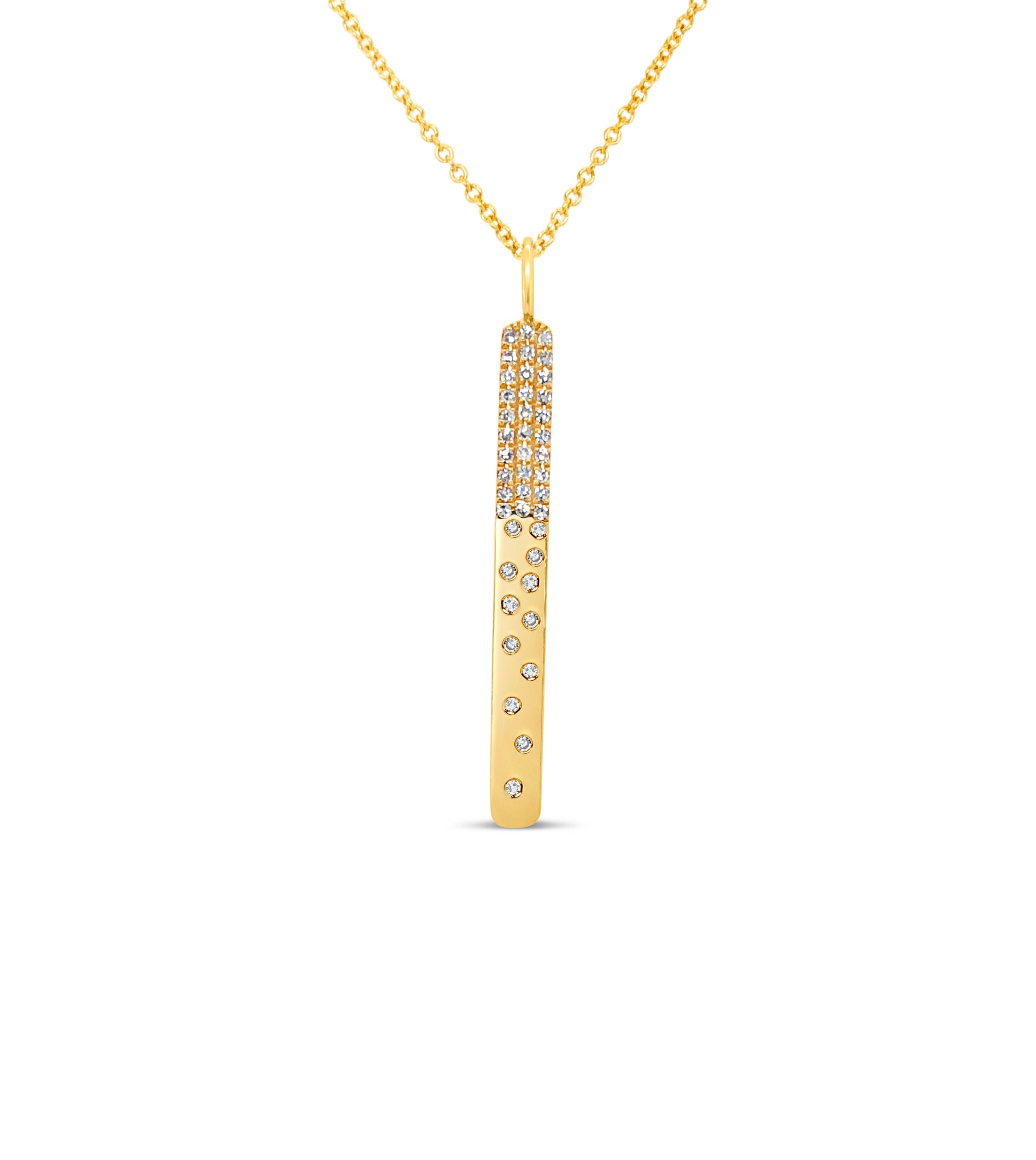 Diamond Celestial Bar Necklace