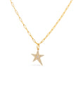 Load image into Gallery viewer, OLIVE & CHAIN Diamond Rockstar Pendant - Yellow Gold

