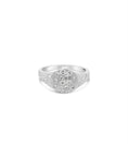 Load image into Gallery viewer, OLIVE & CHAIN Diamond Celestial Pinky Ring - Yellow Gold, 6.5
